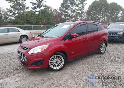 2013 Ford C-Max Hybrid Se z USA, uszkodzony, nr VIN 1FADP5AUXDL532555